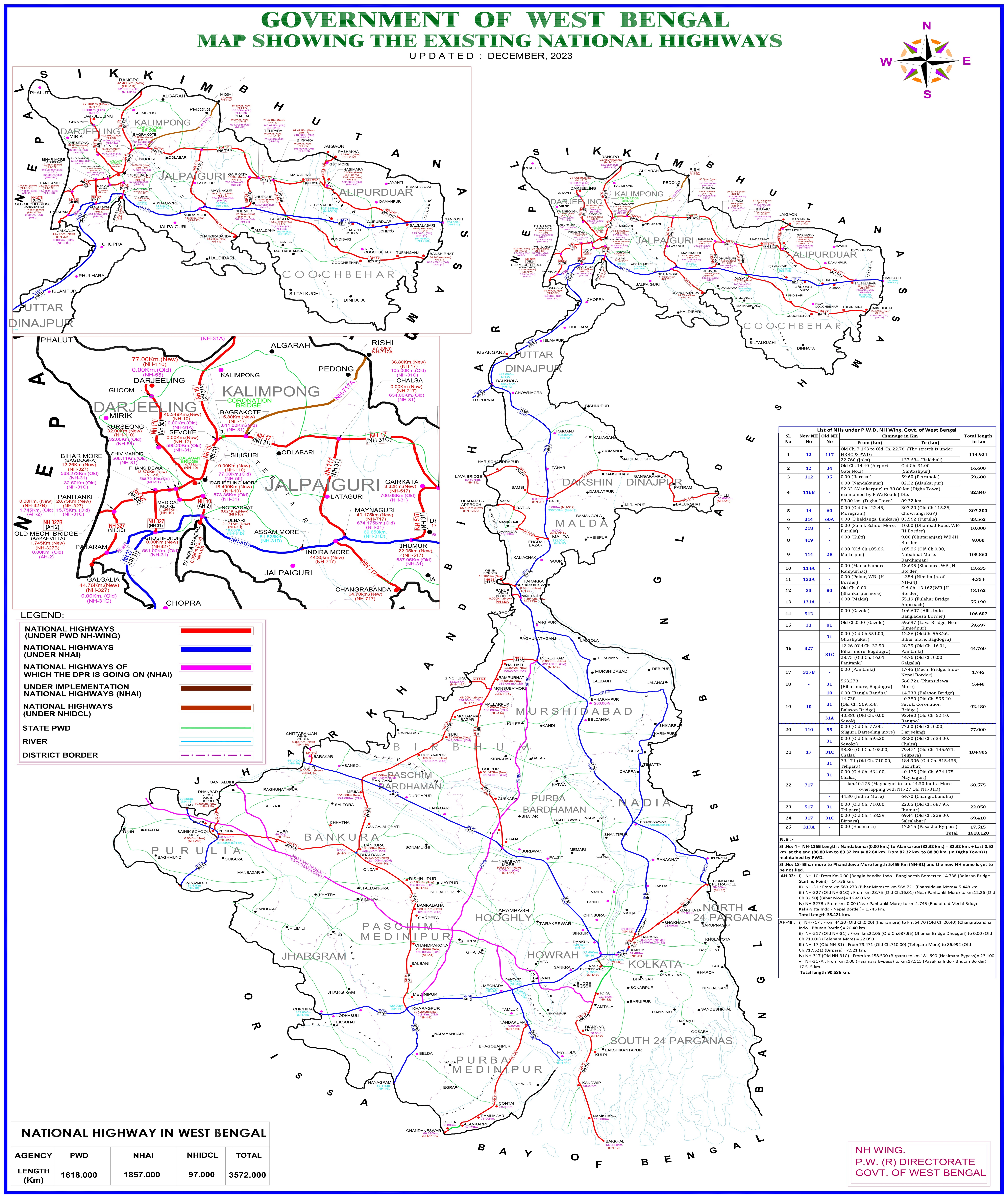 West Bengal Map